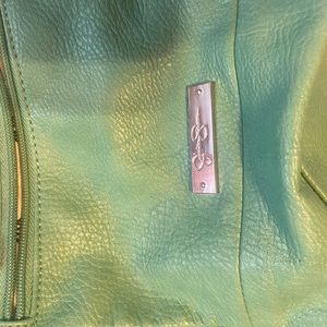 Jessica Simpson turquoise satchel purse